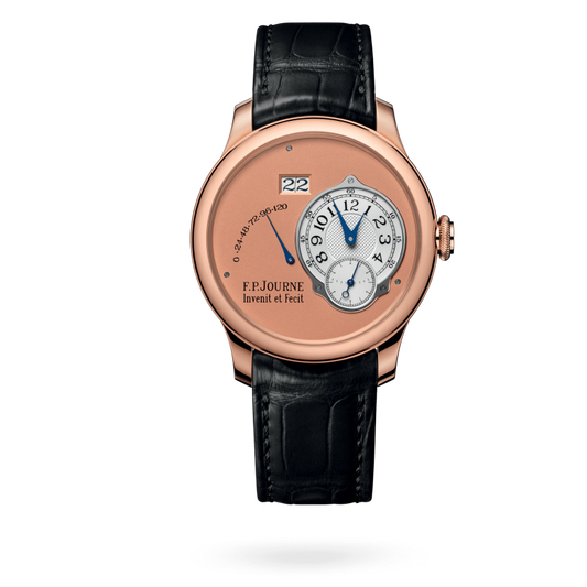 F.P. Journe Classique Automatique Rose Gold 40 MM - Black Leather Strap - Pink Silver Dial - Automatique