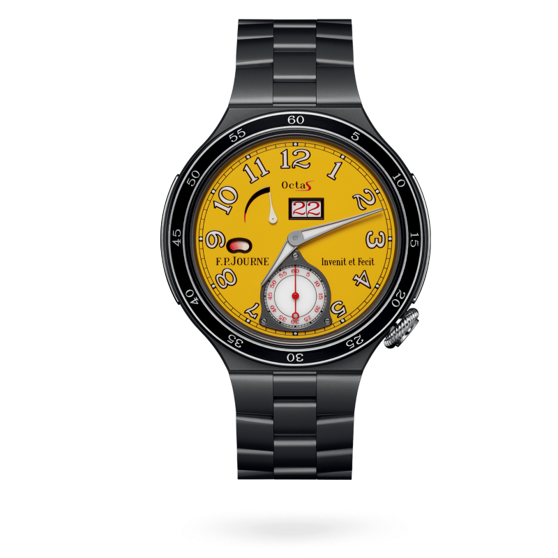 F.P. Journe Linesport Automatique Réservé Titanium 44 MM - Titanium Bracelet - Yellow Dial - Automatique Réservé