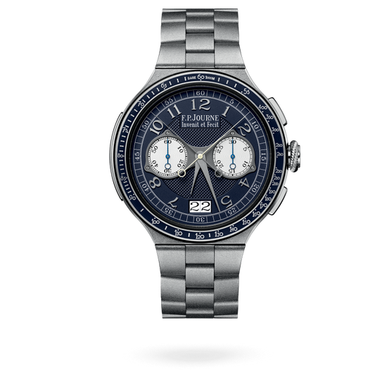 F.P. Journe Linesport Chronographe Rattrapante Platinum 44 MM - Platinum Bracelet - Blue Dial - Chronographe Rattrapante