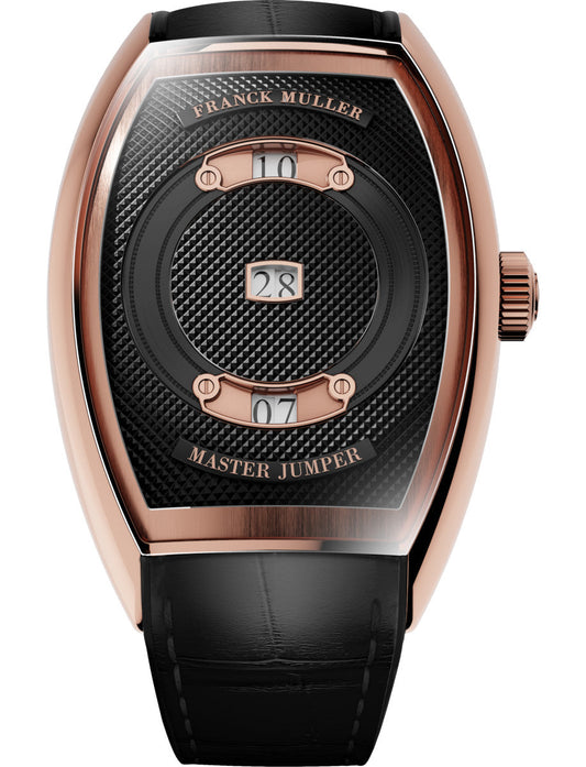 Franck Muller Curvex CV Master Jumper - 40 MM - 18k Rose Gold - Black Dial - CX 40 MJ 5N ACBR