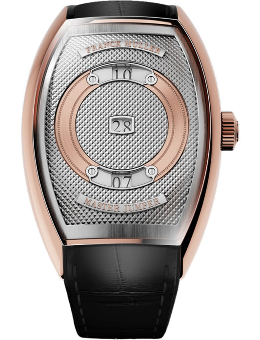 Franck Muller Curvex CV Master Jumper - 40 MM - 18k Rose Gold - Silver Dial - CX38MJ5NACBRSI