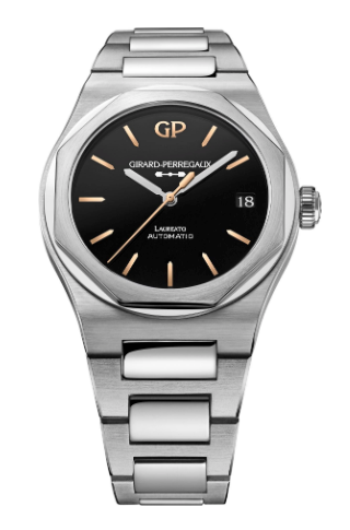 Girard-Perregaux Laureato Stainless Steel 42 MM - Stainless Steel Bracelet - Black Dial - 81010-11-635-11A