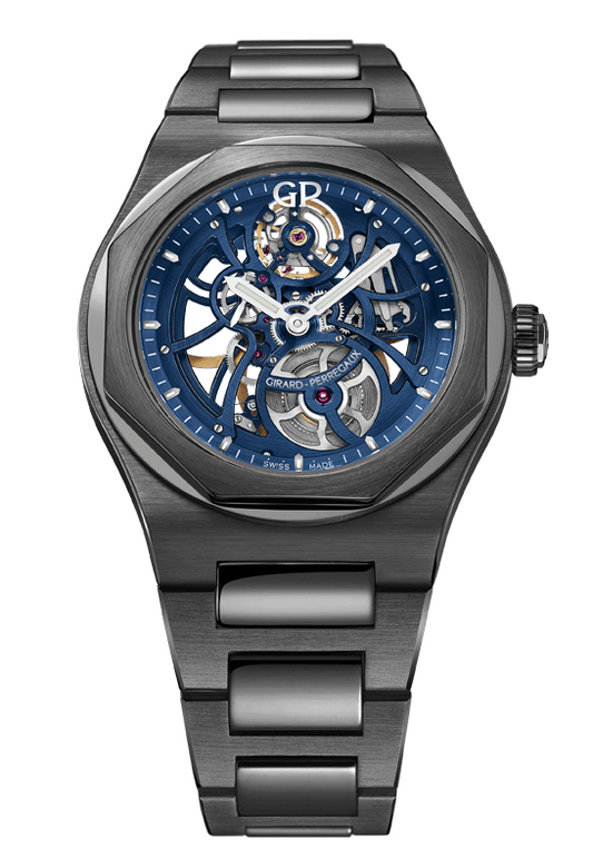 Girard-Perregaux Laureato Black Ceramic 42 MM - Black Ceramic Bracelet - Skeleton Dial - 81015-32-432-32A