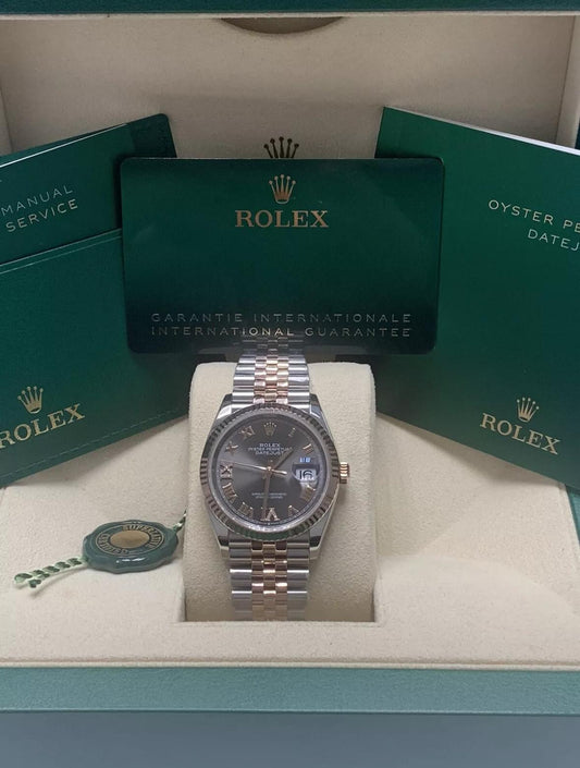 126231 36mm Datejust Jubilee Rhodium Dial with Diamond 6/9 Brand New 2024 Complete Set $17,500