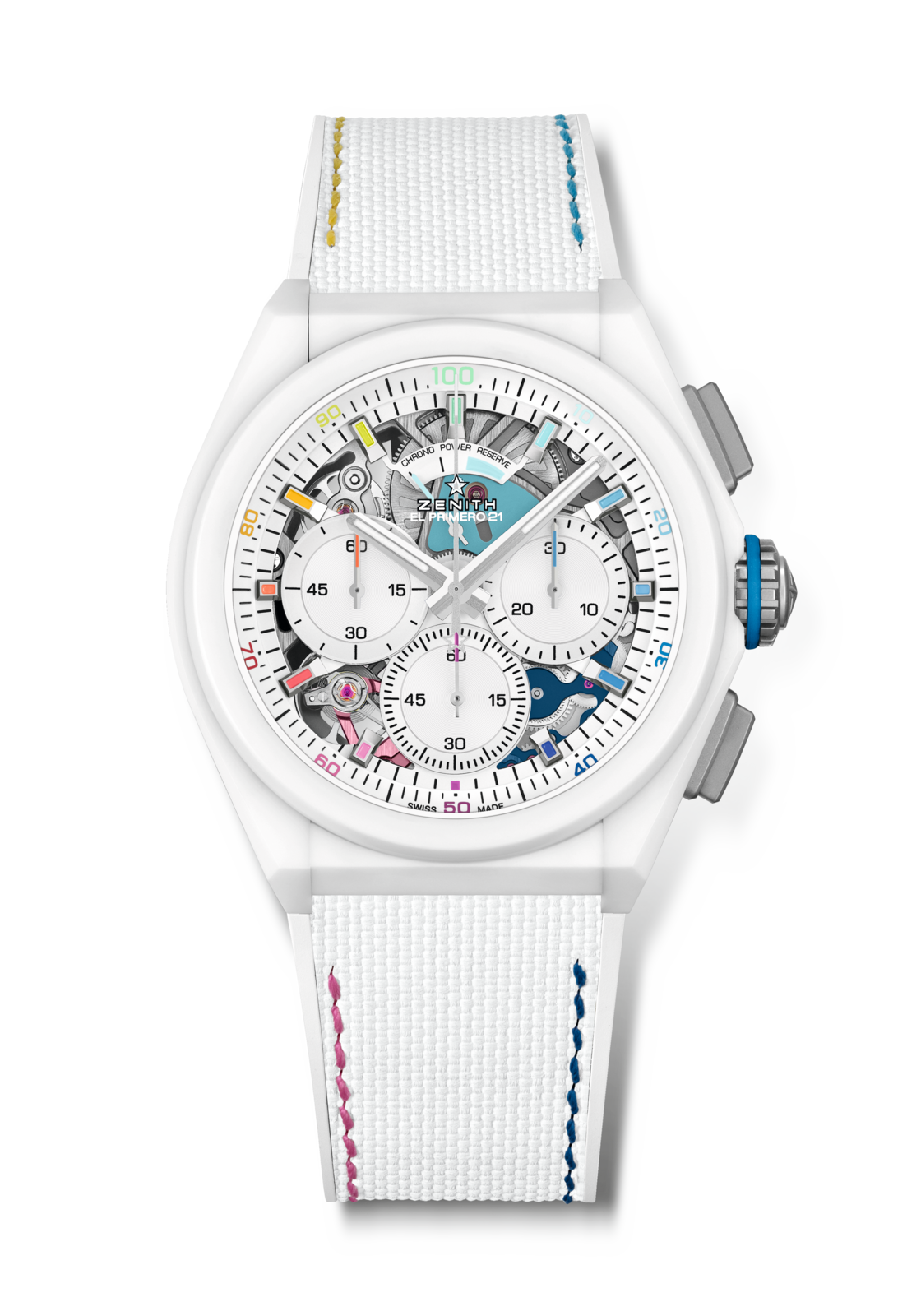 Zenith DEFY 21 Chroma II - 44 MM - Ceramic - Rainbow dial - 49.9014.9004/01.R953