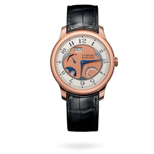 F.P. Journe Classique Divine Rose Gold 40 MM - Black Leather Strap - Pink Dial - Divine