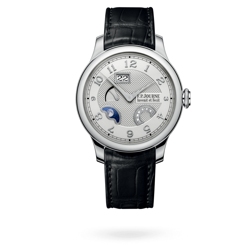 F.P. Journe Classique Divine Platinum 40 MM - Black Leather Strap - Silver Dial - Divine