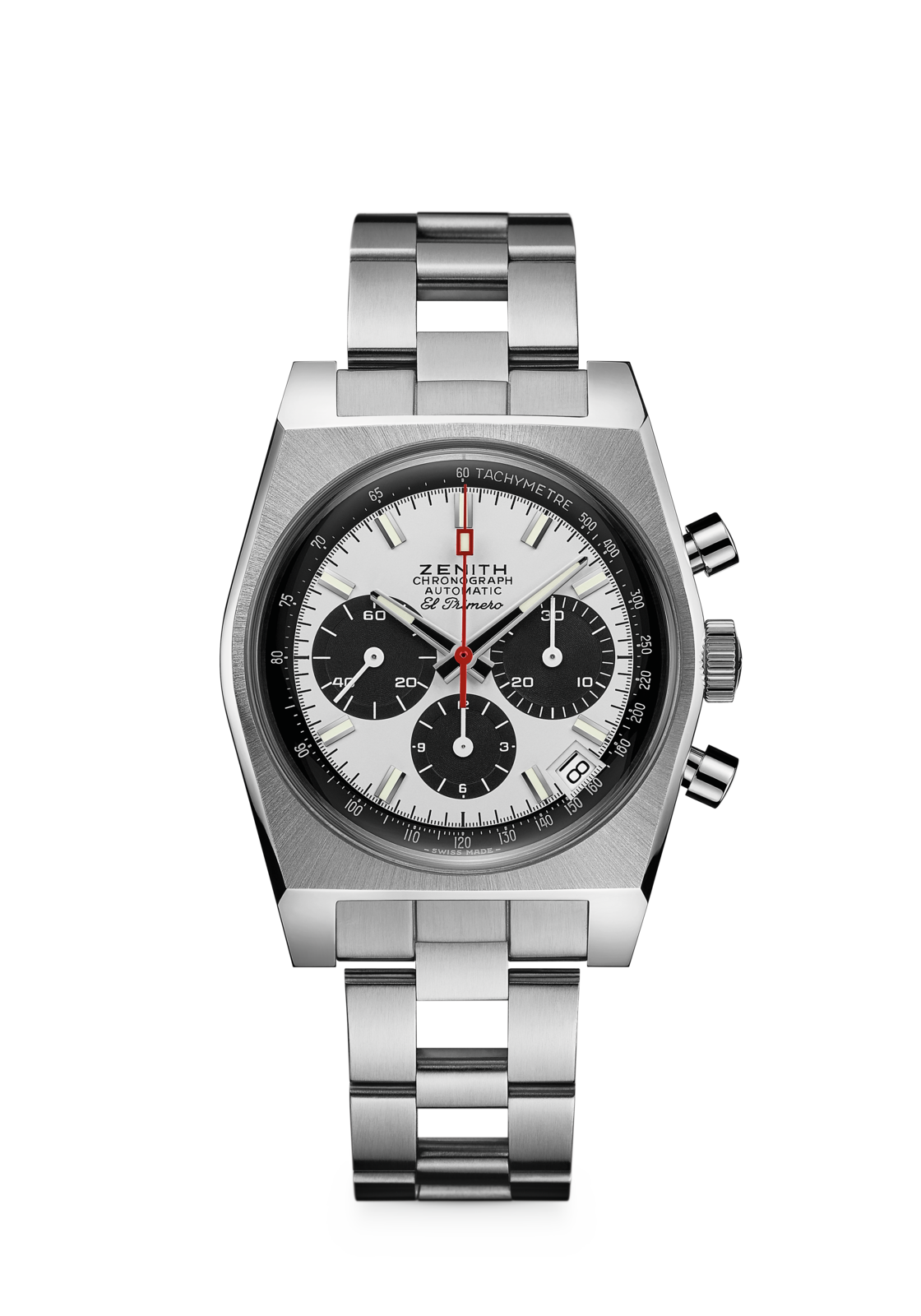 Zenith CHRONOMASTER Revival A384 - 37 MM - Stainless Steel - White Dial - 03.A384.400/21.M384