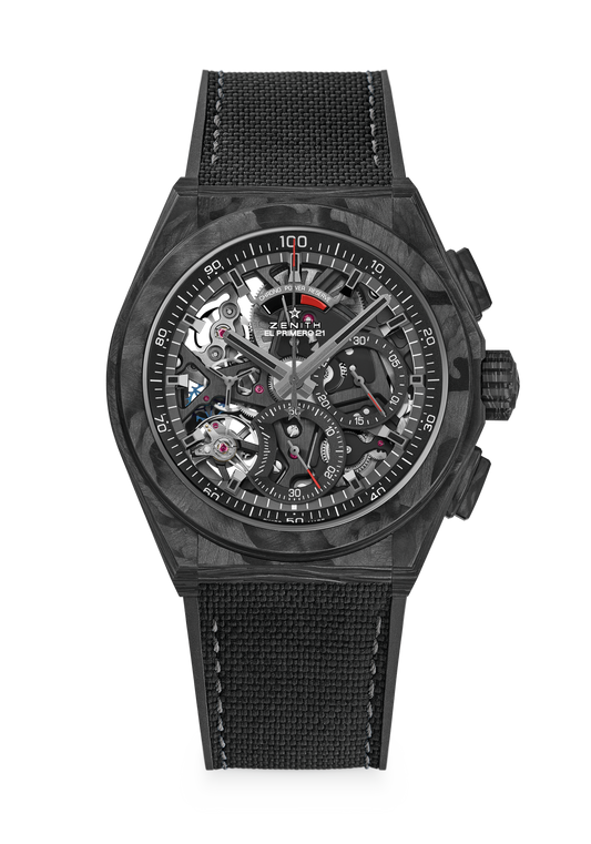 Zenith DEFY 21 - 44 MM - Carbon Fiber - Openworked Dial - 10.9000.9004/96.R921