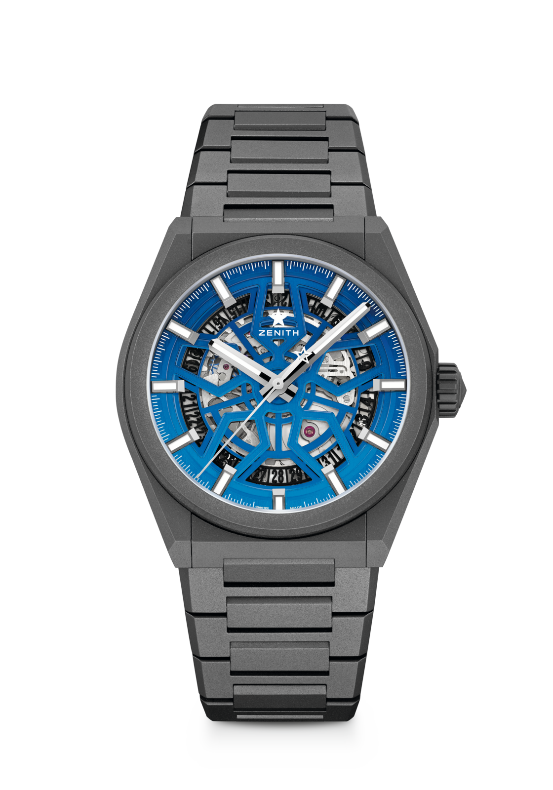 Zenith DEFY Classic Night Surfer - 41 MM - Titanium - Blue Dial - 97.9000.670/26.M9000