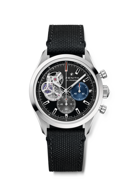 Zenith CHRONOMASTER Open - 39.5 MM -  Stainless Steel - Black Dial - 03.3300.3604/21.C822