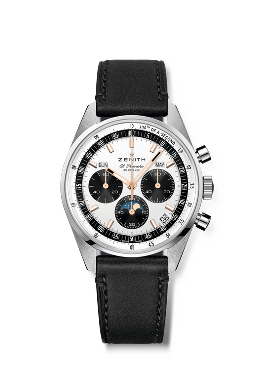 Zenith CHRONOMASTER Original - 38 MM -  Stainless Steel - Silver Dial - 03.3400.3610/38.C911