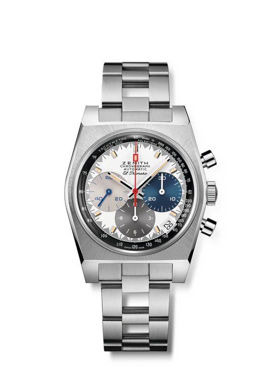 Zenith CHRONOMASTER Revival El Primero A3817 - 37 MM - Stainless Steel - White Dial - 03.A384.400/3817.M3817