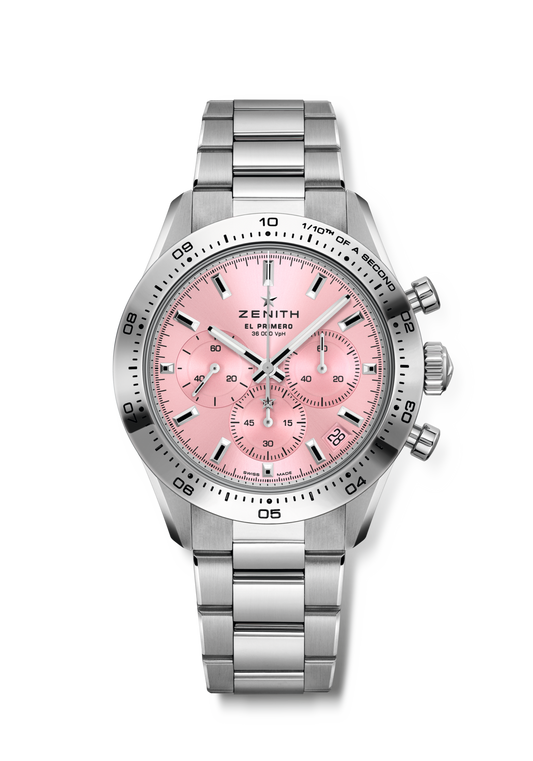 Zenith CHRONOMASTER Sport - 41 MM -  Stainless Steel - Pink Dial - 03.3109.3600/18.M3100