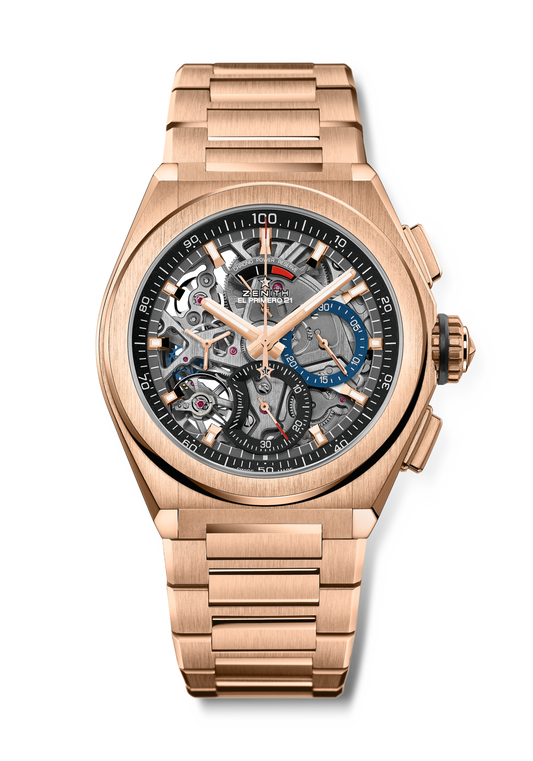 Zenith DEFY 21 - 44 MM - Rose Gold - Openworked Dial - 18.9000.9004/71.M9000