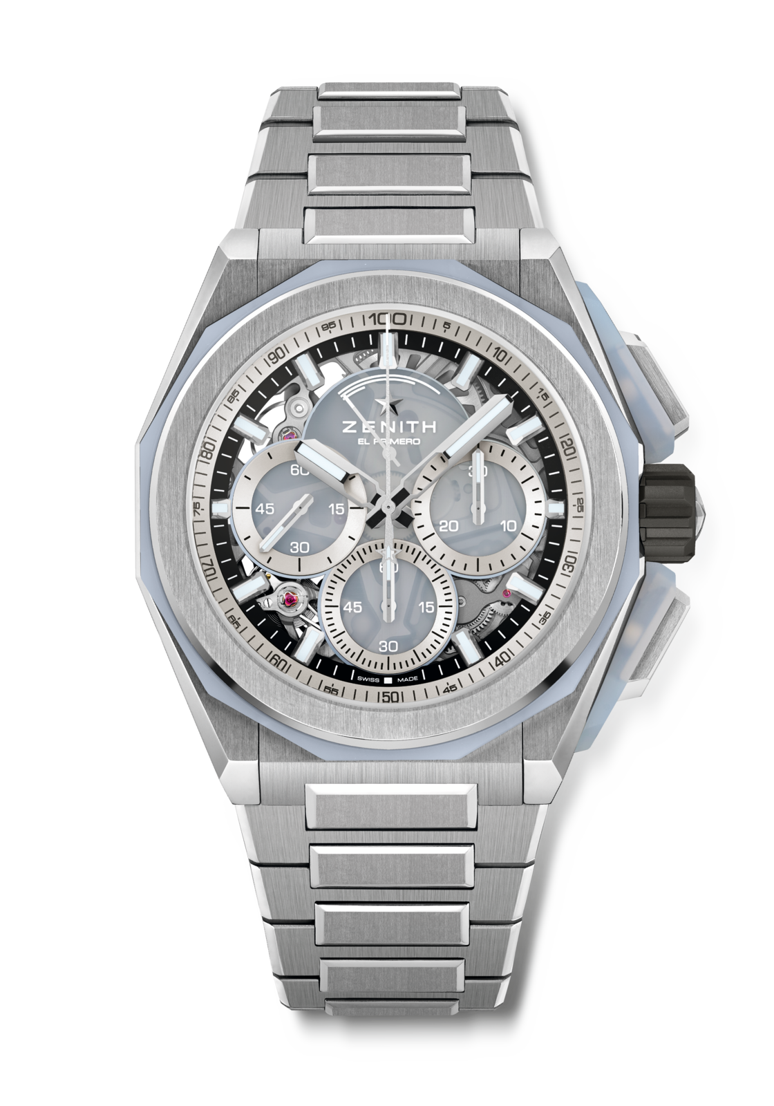 Zenith DEFY Extreme Glacier - 45 MM - Titanium - Sapphire Dial - 95.9201.9004/25.I001