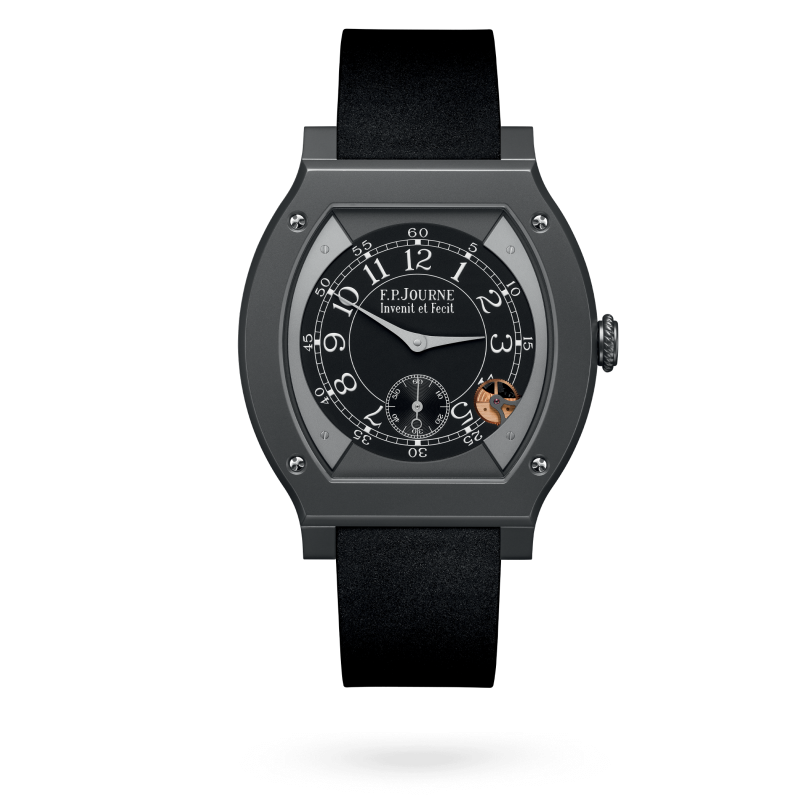 F.P. Journe Élégante Titalyt® 48 x 40 MM - Black Rubber Strap - Black Dial - Élégante Titalyt®