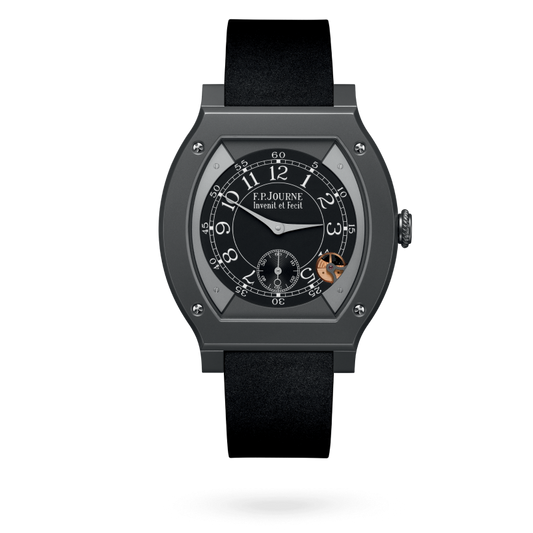 F.P. Journe Élégante Titalyt® 48 x 40 MM - Black Rubber Strap - Black Dial - Élégante Titalyt®