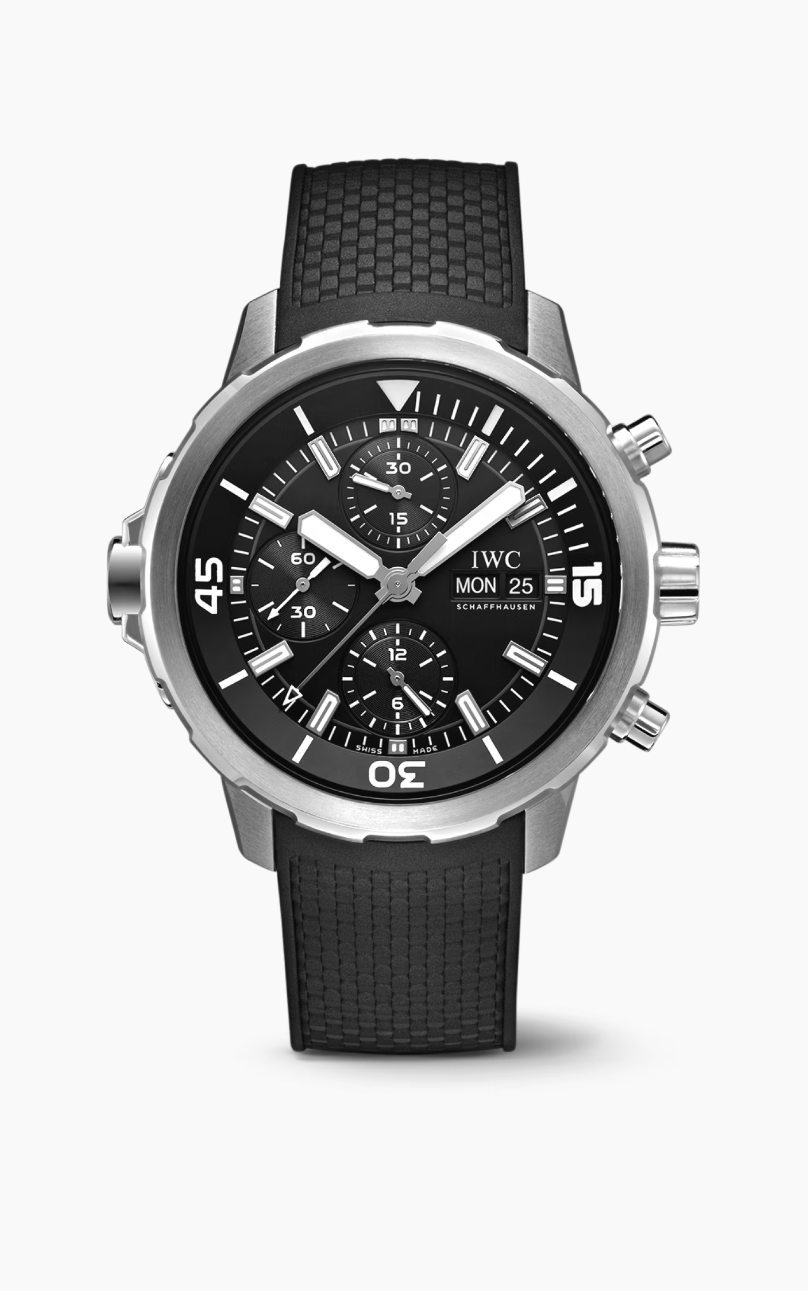 IWC Aquatimer Chronograph - Steel - 44 MM - Black Dial - IW376803