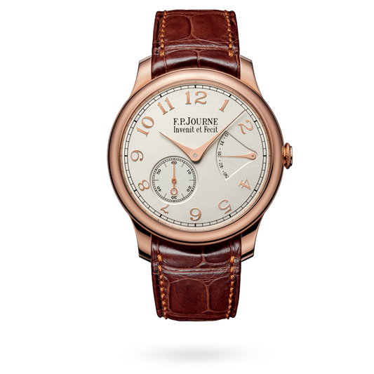 F.P. Journe Classique Chronomètre Souverain Rose Gold 40 MM - Brown Leather Strap - Silver Dial - Chronomètre Souverain