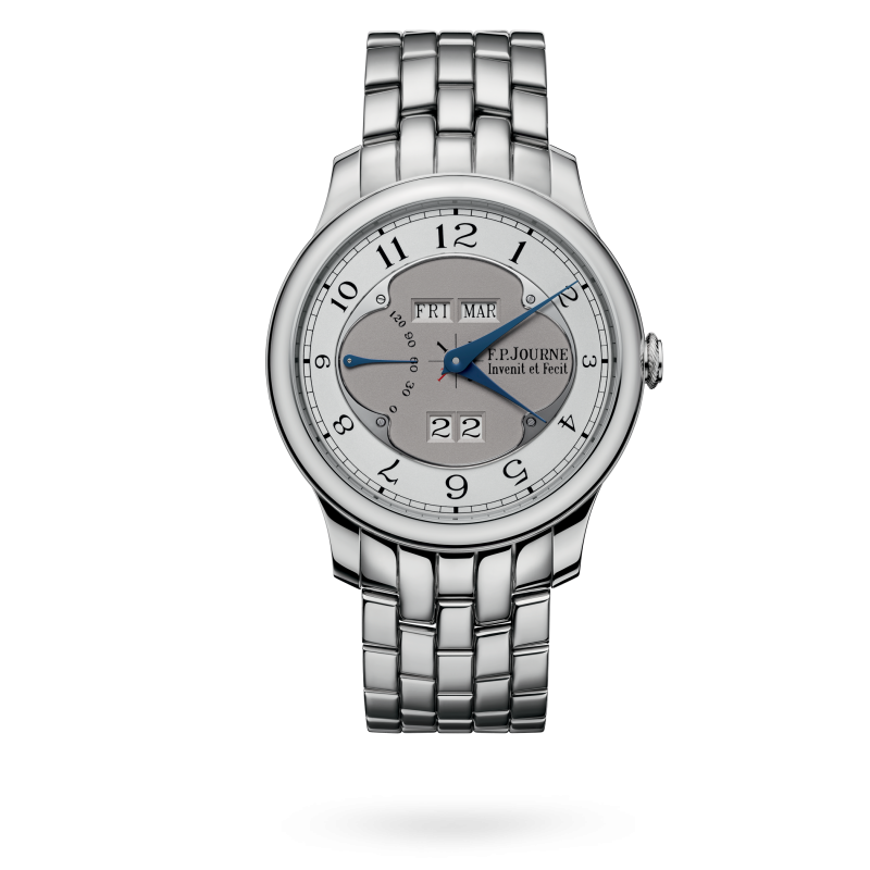 F.P. Journe Classique Quantième Perpétuel Platinum 40 MM - Platinum Bracelet - Silver Dial - Quantième Perpétuel