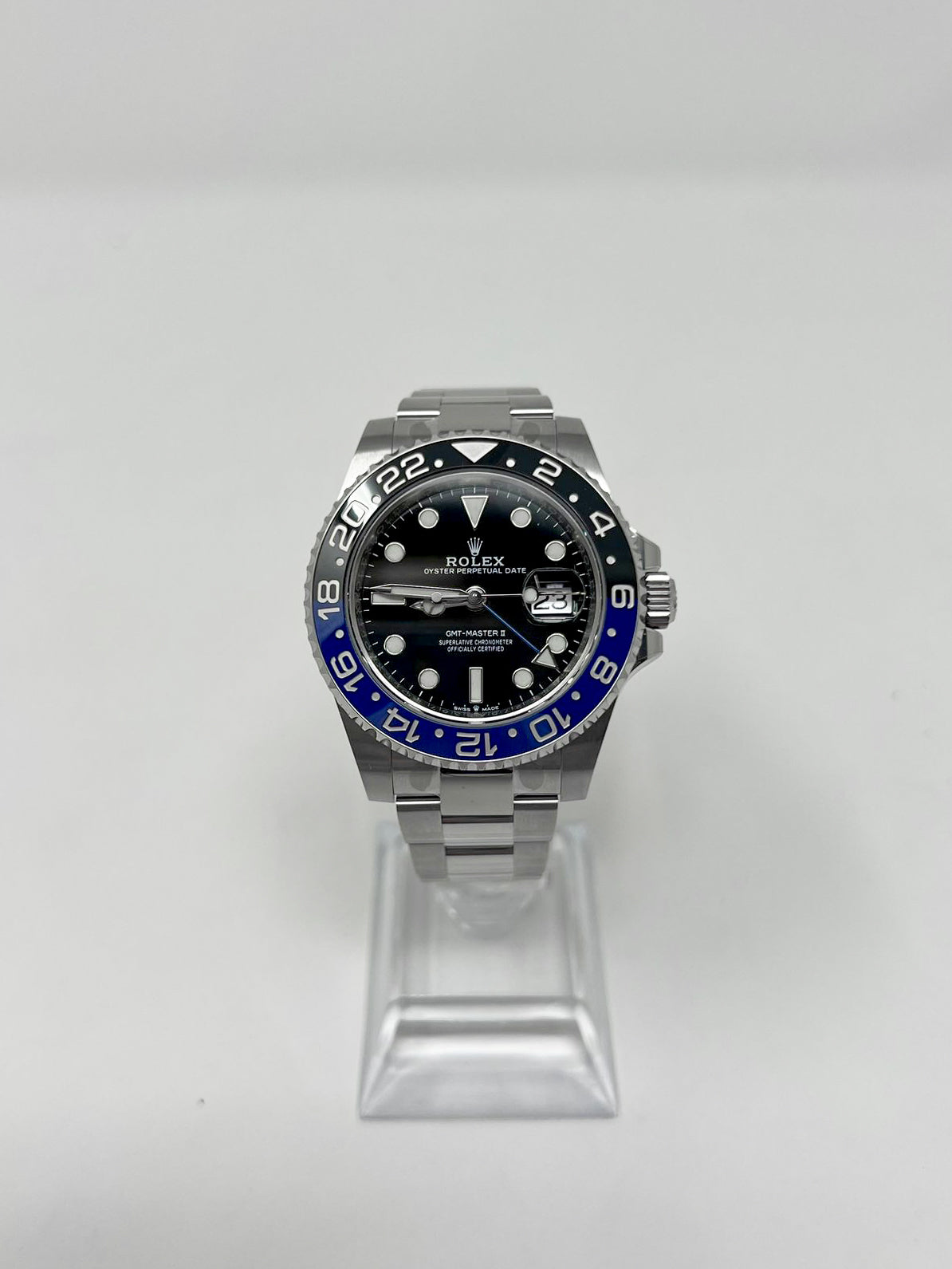 Rolex Batman Stainless Steel GMT-Master II - 40 MM - Oyster Bracelet - 126710BLNR