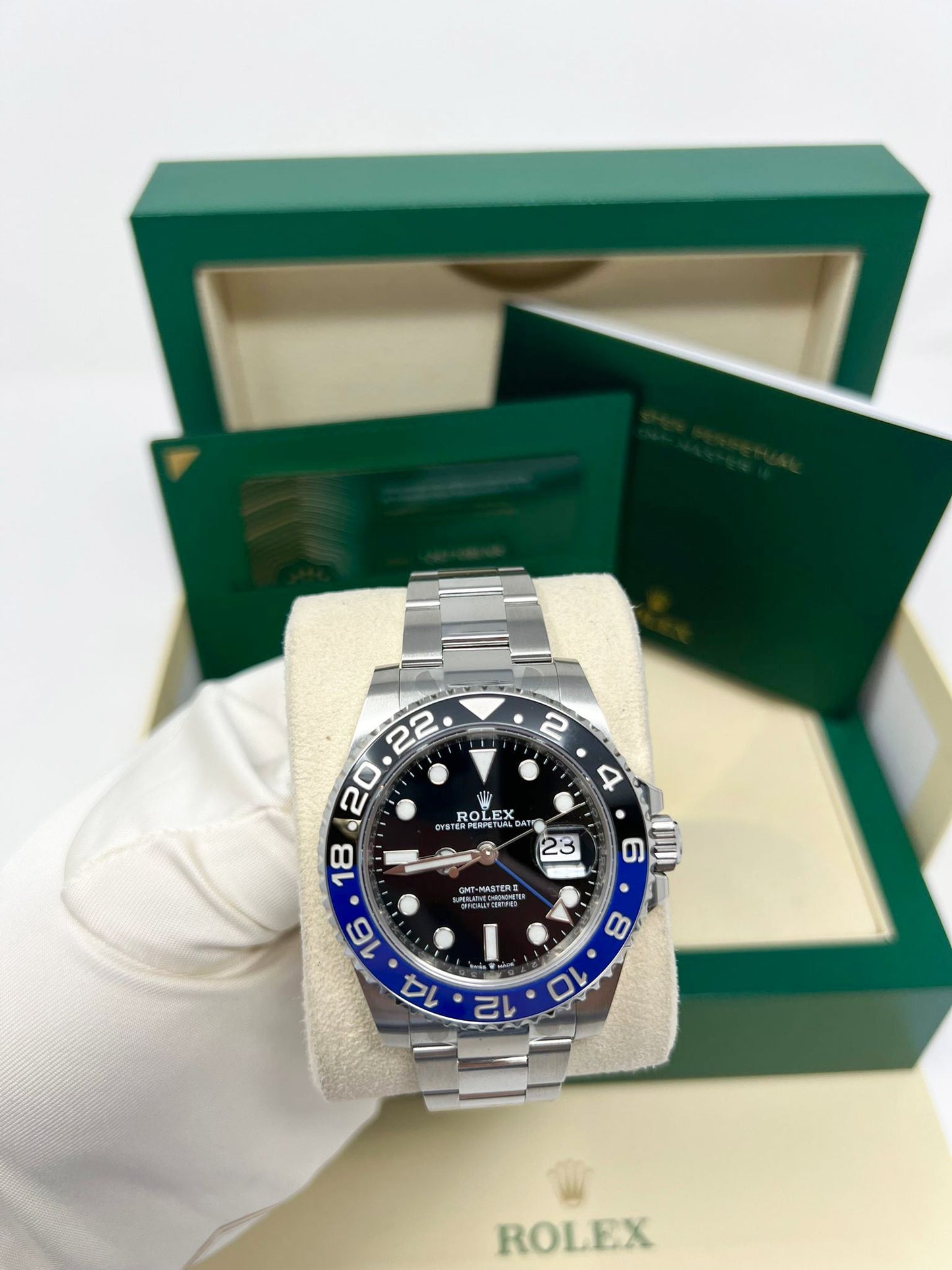 Rolex Batman Stainless Steel GMT-Master II - 40 MM - Oyster Bracelet - 126710BLNR