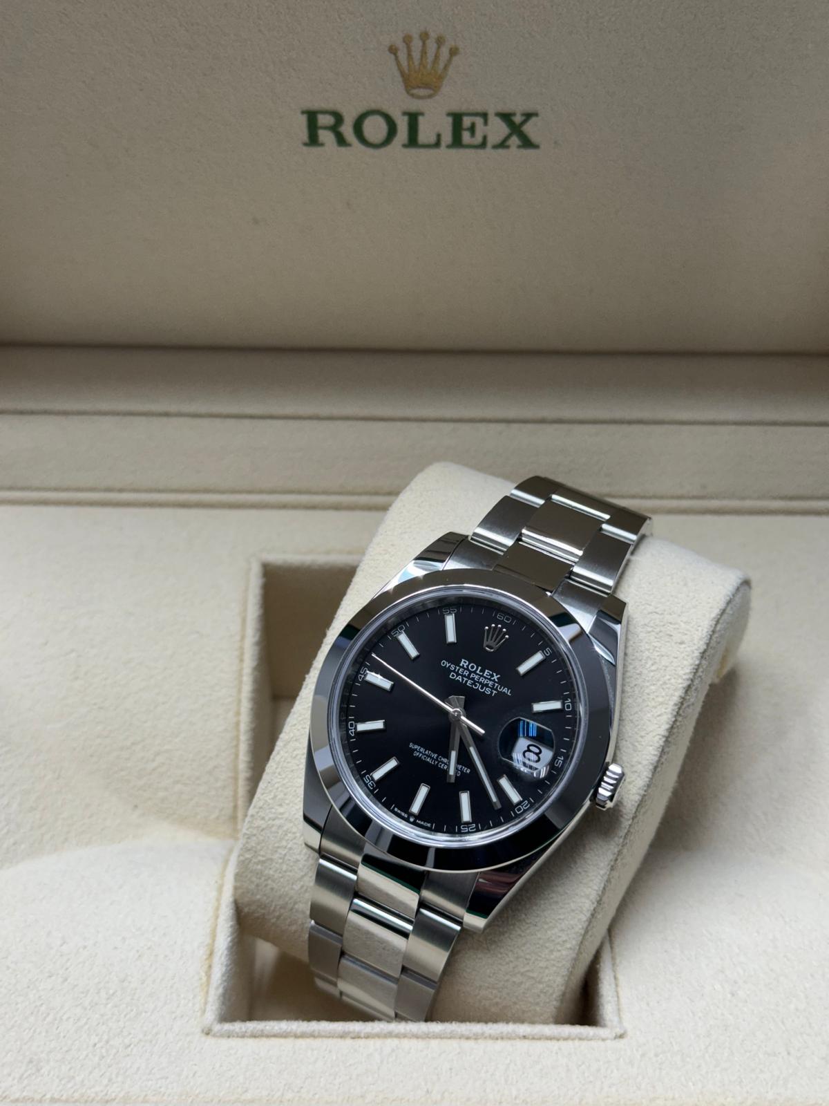 126300 41mm Datejust Oyster Brand New 2024 Complete Set $9,500