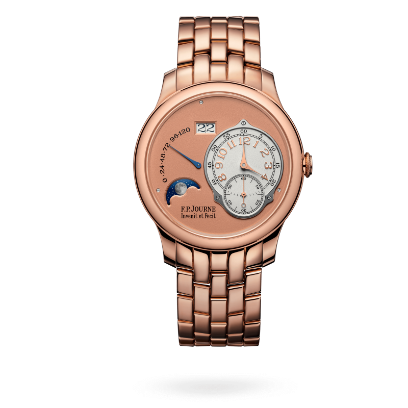 F.P. Journe Classique Lune Rose Gold 40 MM - Rose Gold Bracelet - Pink Dial - Lune
