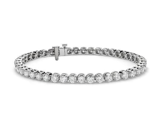 Diamond Tennis Bracelet - 14k White Gold - 7 Ct. Tw. - B-0052WG14 DT