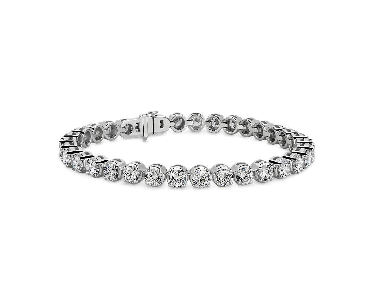 Lab Grown Diamond Tennis Bracelet - 14k White Gold - 10 Ct. Tw. - B-0069WG14 DT