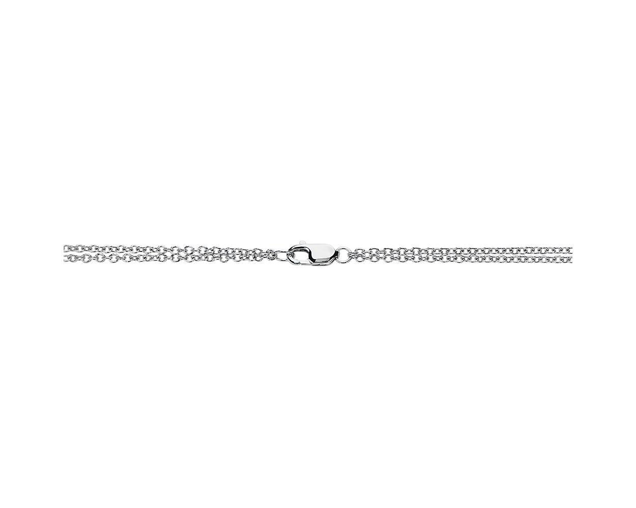 Diamond Lariat Necklace - 14k White Gold - 2 5/8 Ct. Tw. - N-0053WG14 DL