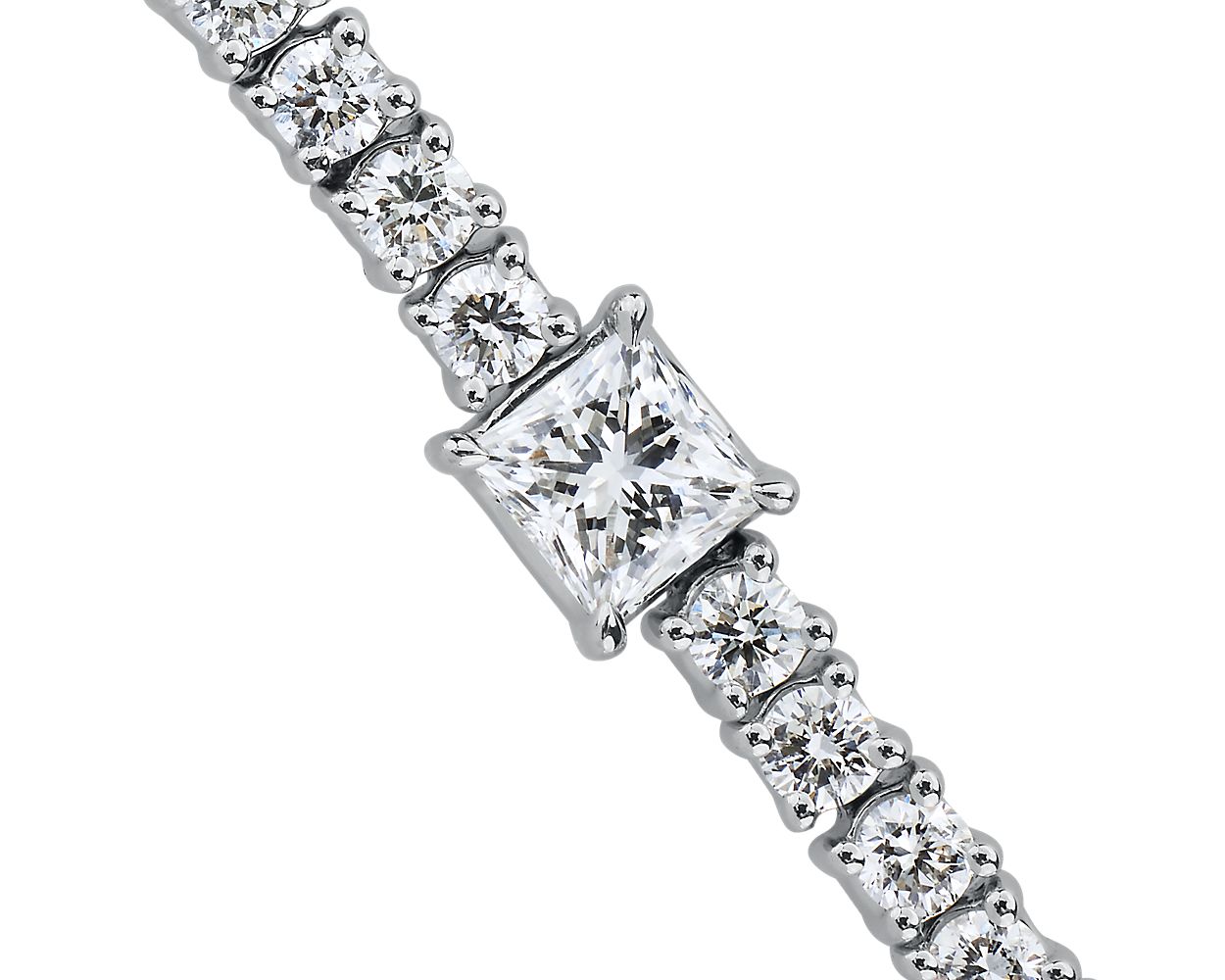Diamond Accent Bracelet - 14k White Gold - 3 Ct. Tw. - B-0041WG14 DA