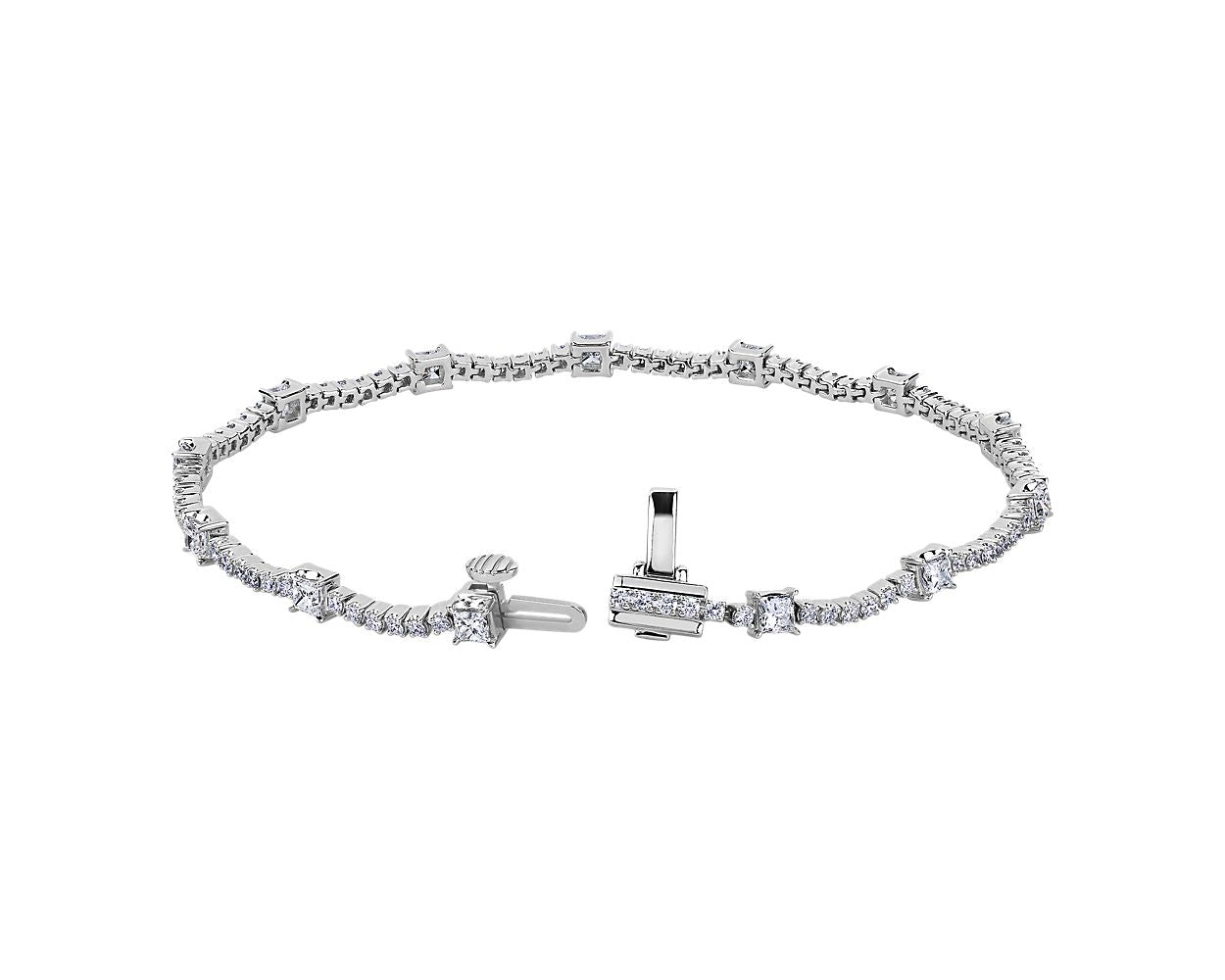 Diamond Accent Bracelet - 14k White Gold - 3 Ct. Tw. - B-0041WG14 DA
