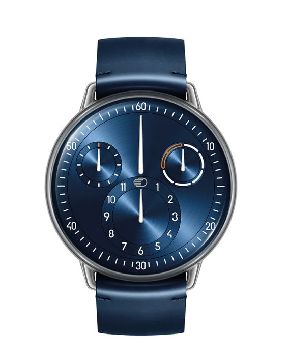 Ressence TYPE 1 Round Night Blue - 42.7MM - Titanium - Blue Dial - Type1R-NB