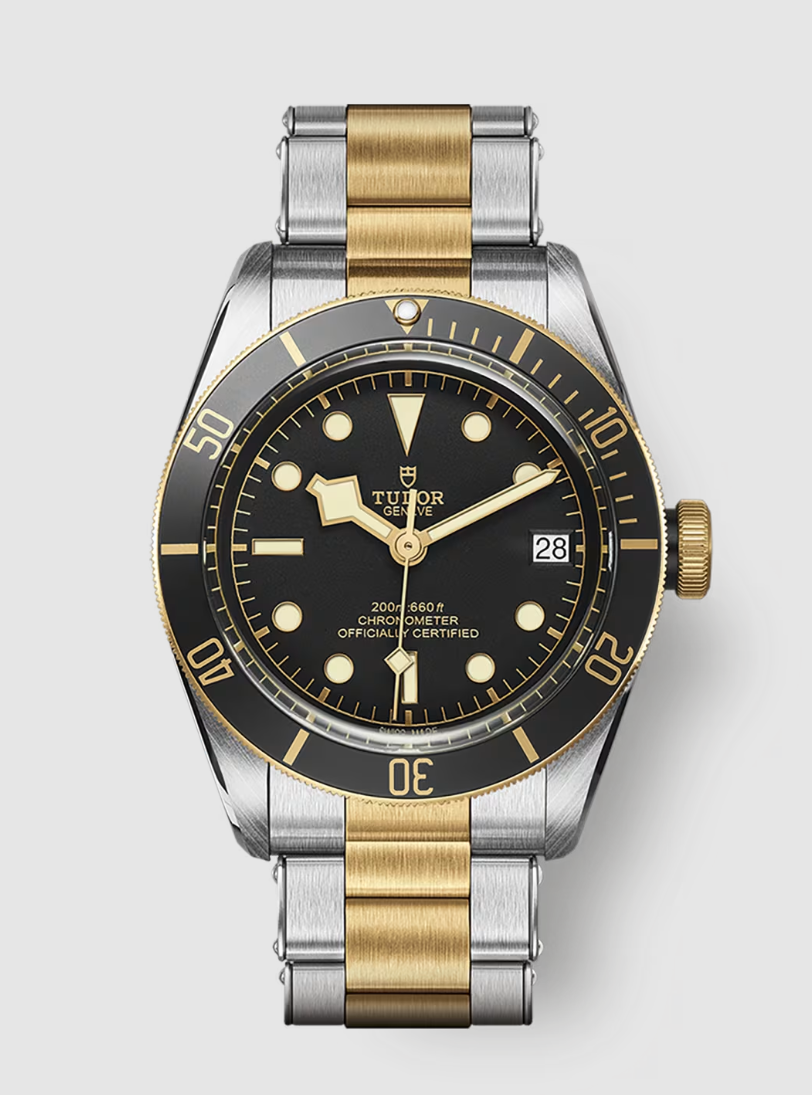 Tudor Black Bay S&G - 41 MM - Steel and Yellow Gold - Black Dial - M79733N-0008