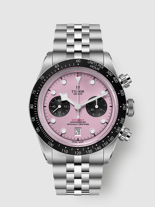 Tudor Black Bay Chronograph - 41 MM - Stainless Steel - Pink Dial - M79360N-0019