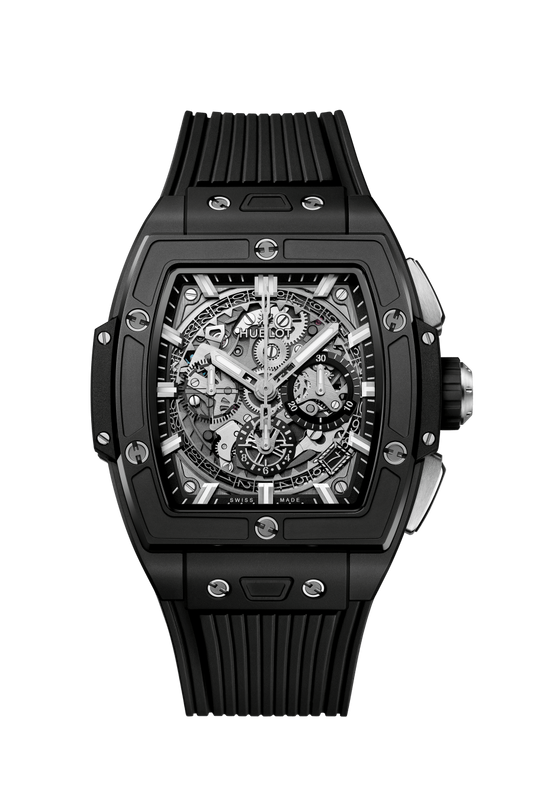 Hublot Spirit of Big Bang Black Magic 42 MM - Black Rubber Strap - Sapphire Dial - 642.CI.0170.RX