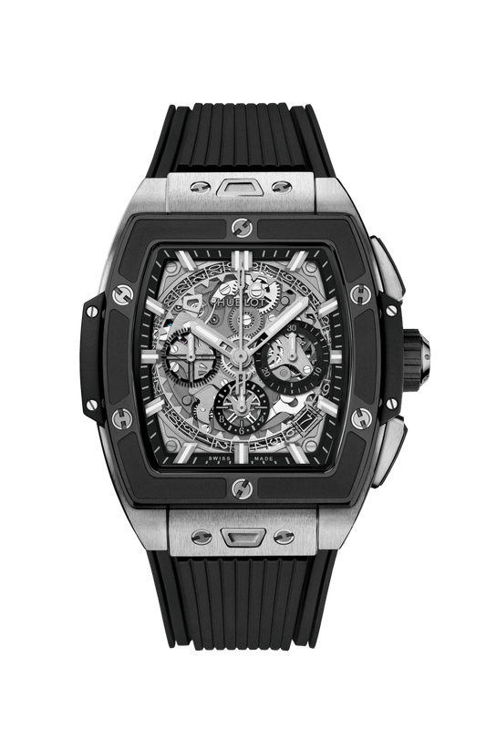 Hublot Spirit of Big Bang Titanium Ceramic 42 MM - Black Rubber Strap - Sapphire Dial - 642.NM.0170.RX