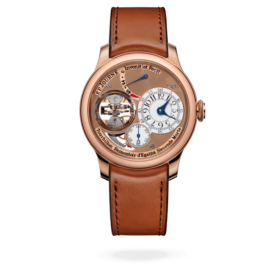 F.P. Journe Classique Tourbillon Souverain Rose Gold 42 MM - Brown Leather Strap - Brown Dial - Tourbillon Souverain