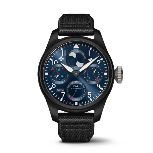 IWC Pilot's - Ceramic - Moonphase and Perpetual Calendar - 46.5 MM - Blue Dial - IW503001