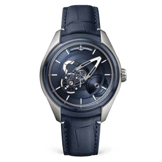 Ulysse Nardin Freak Titanium 43 MM -  Blue Leather Strap - Blue Dial - 2303-270/03