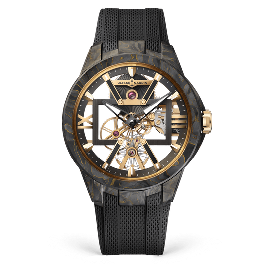 Ulysse Nardin Blast Carbonium 43 MM - Black Rubber Strap - Skeleton Dial - 3715-260-3/CARB