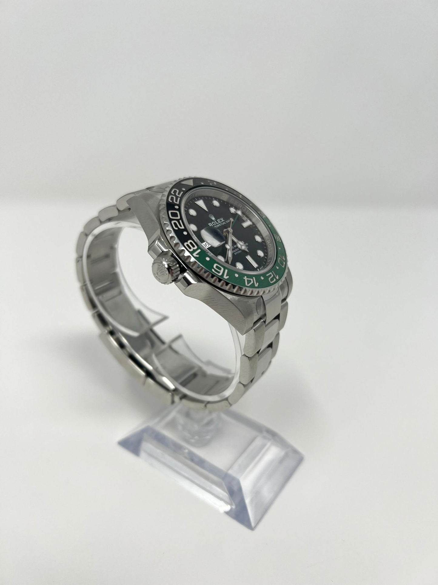 Rolex Sprite Stainless Steel GMT-Master II Watch - 40 MM - Oyster Bracelet - Black Dial - 126720VTNR-0001