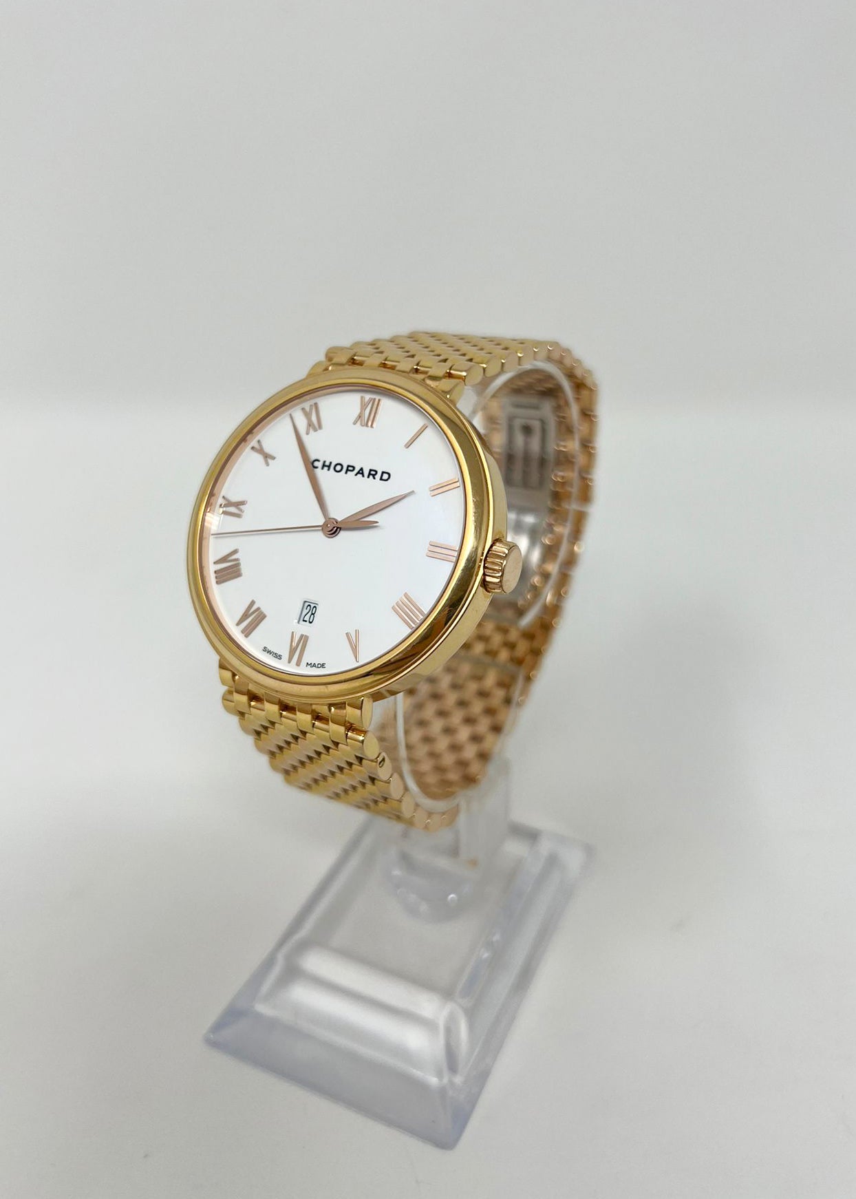 Chopard Classique Yellow Gold 39 MM - Yellow Gold Bracelet - Yellow Gold Bezel - White Dial - 1278