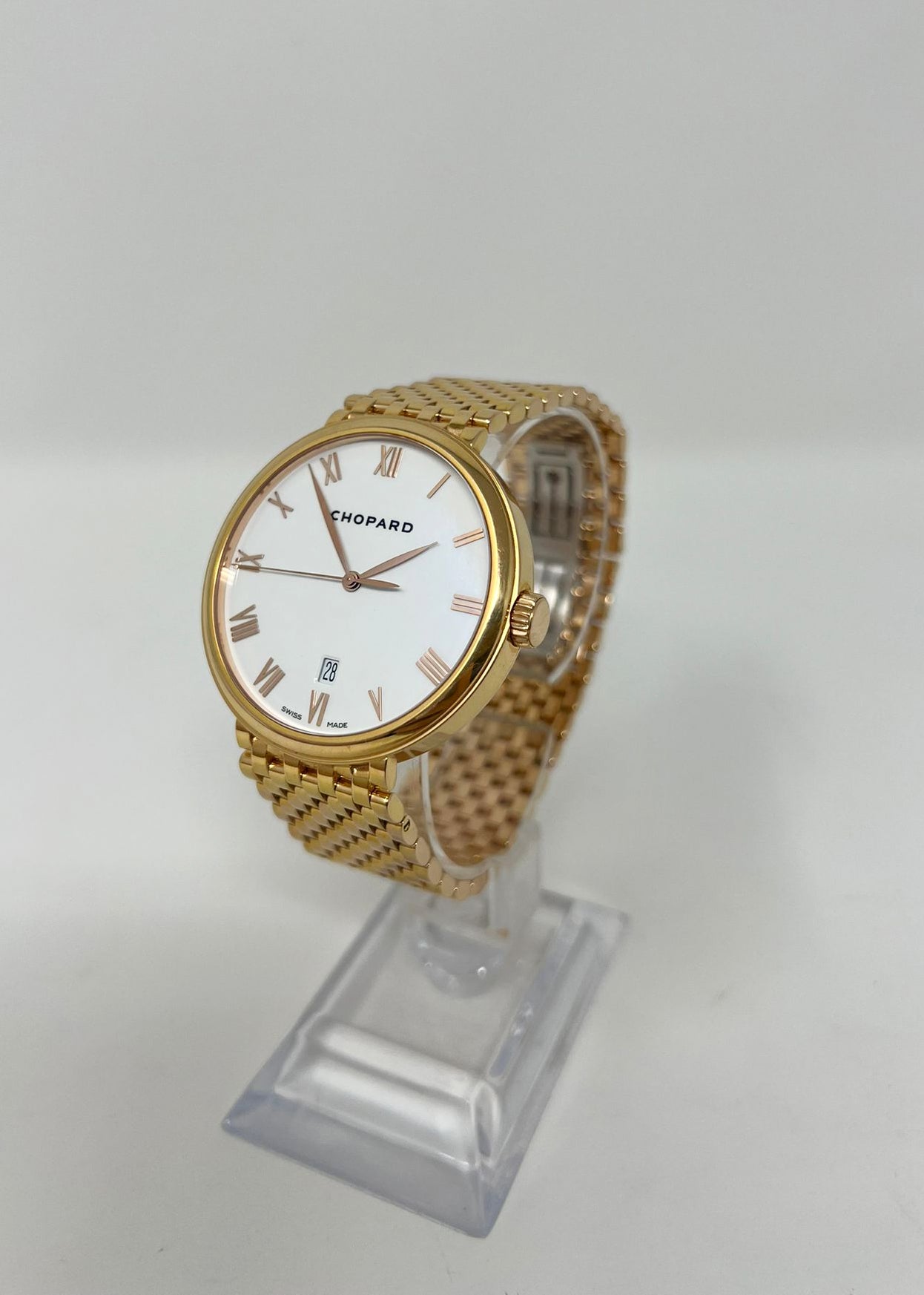 Chopard Classique Yellow Gold 39 MM - Yellow Gold Bracelet - Yellow Gold Bezel - White Dial - 1278