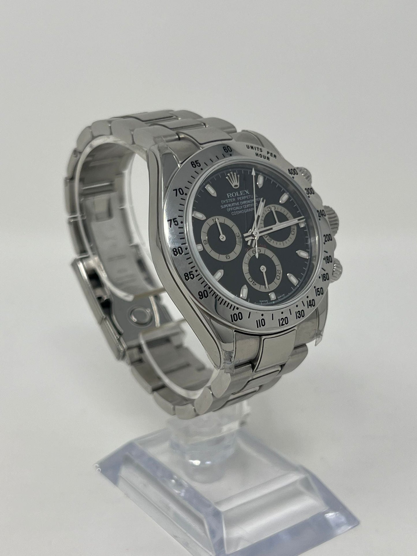 Rolex Oyster Perpetual Daytona Watch - 40 MM - Oyster Bracelet - Black Dial - 116520 blk