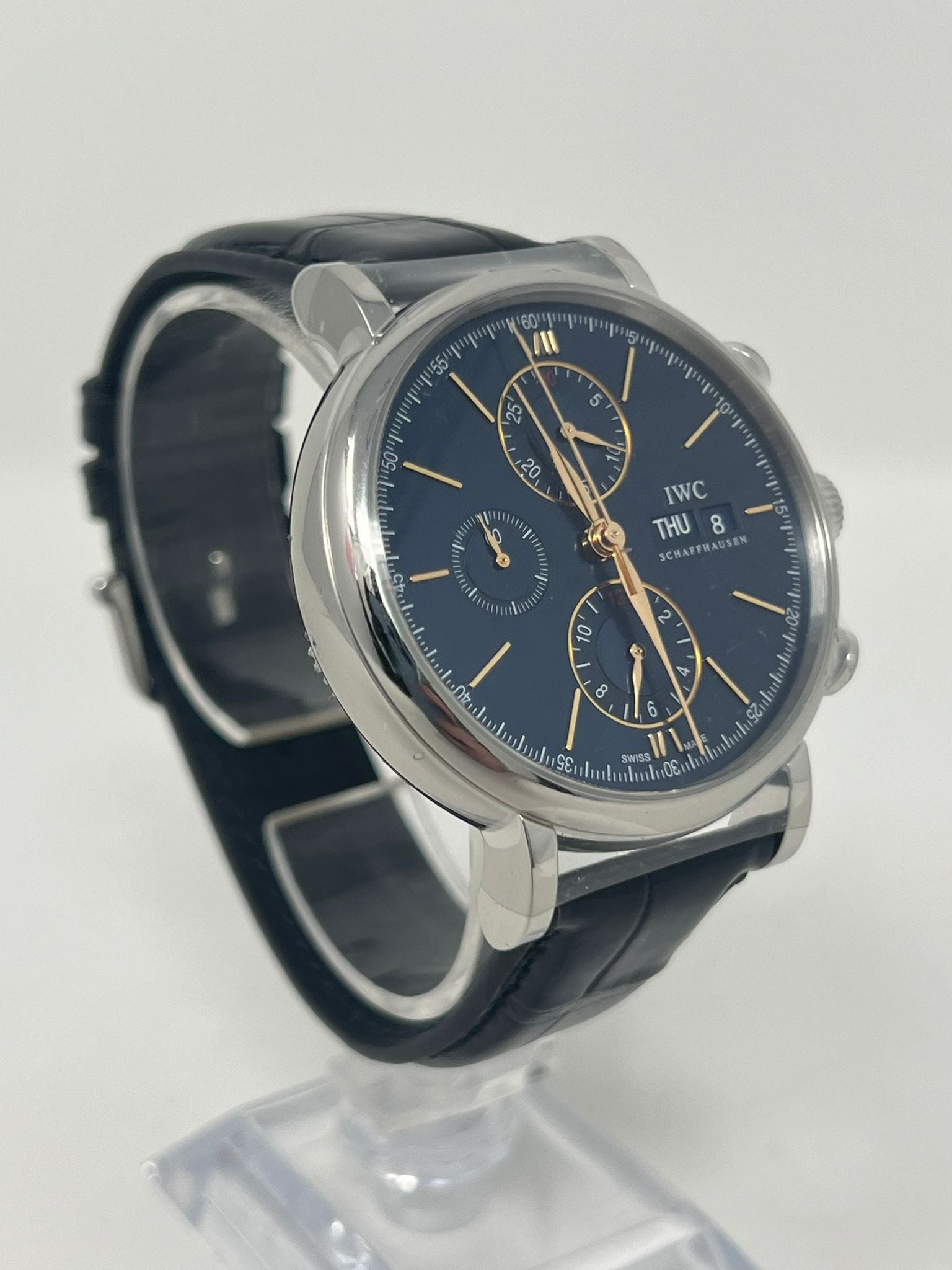 IWC Portofino - Chronograph - Steel - 42 MM - Blue Dial - IW391036