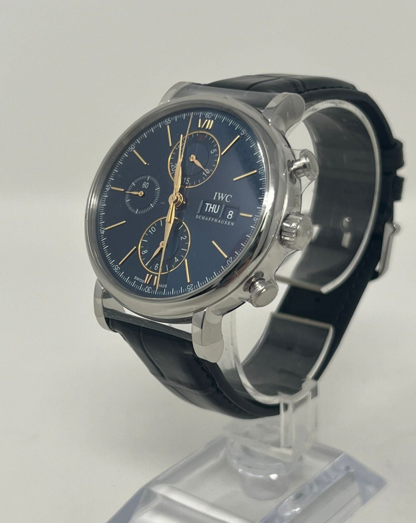 IWC Portofino - Chronograph - Steel - 42 MM - Blue Dial - IW391036