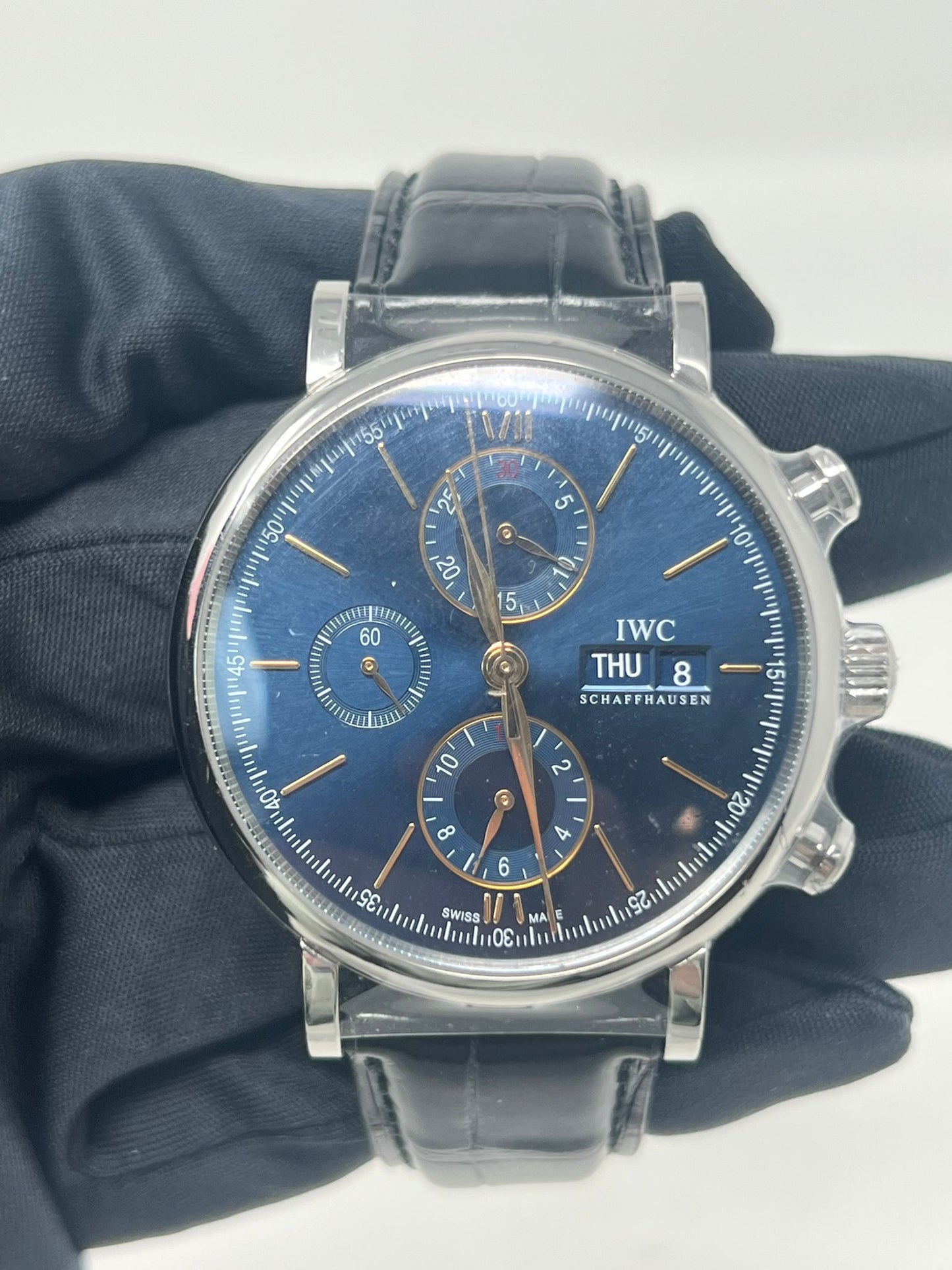 IWC Portofino - Chronograph - Steel - 42 MM - Blue Dial - IW391036